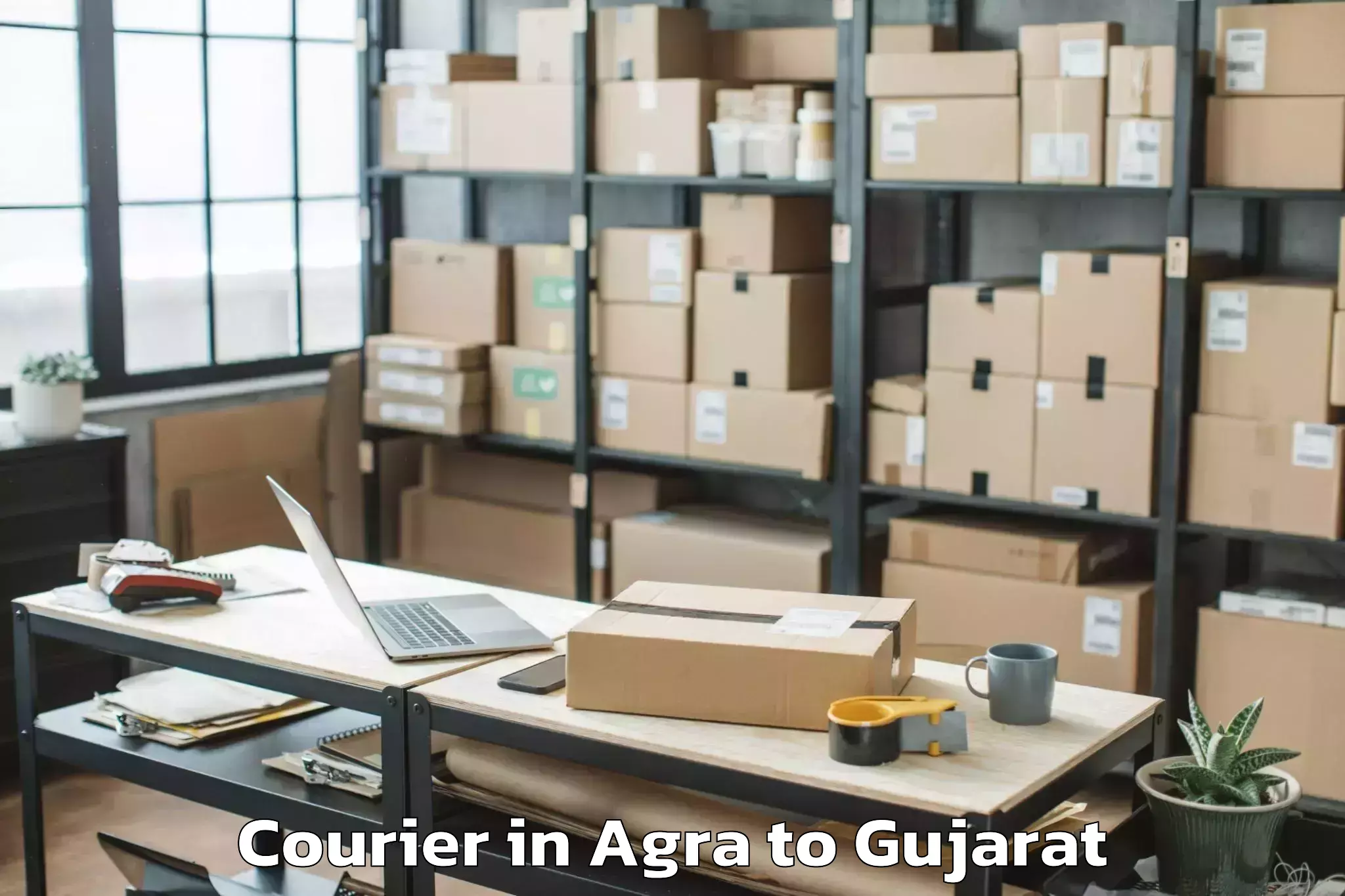 Get Agra to Una Gir Somnath Courier